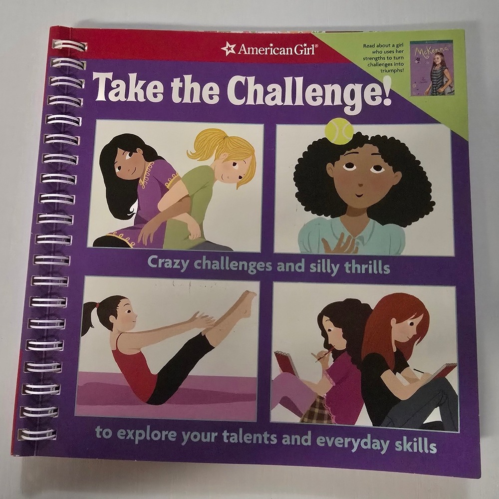 American Girl Take the Challenge Activity Book Spiral Bound ISBN 9781593699512